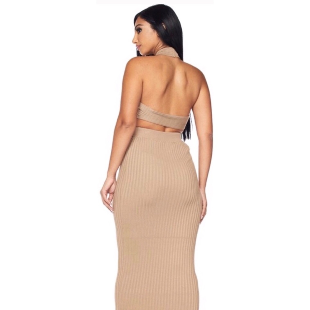 🚨Last One Nude High Waist Skirt - Picture 2 of 7